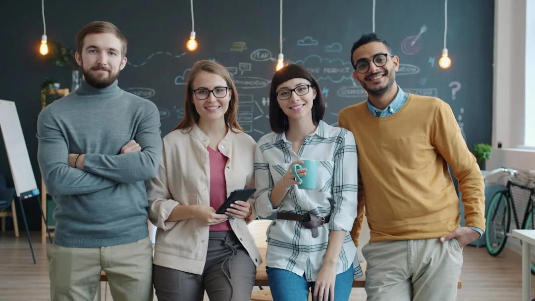 Business team in office